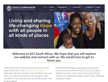 Tablet Screenshot of gci.org.za