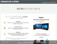 Tablet Screenshot of gci.es